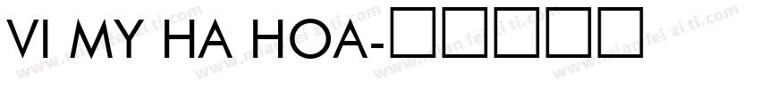 VI My Ha Hoa字体转换